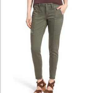 Treasure & Bond Army Green Skinny Jeans